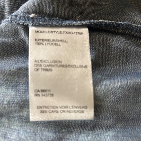 Tribal Jeans Smocked Printed Blouse - Picture 7 of 7